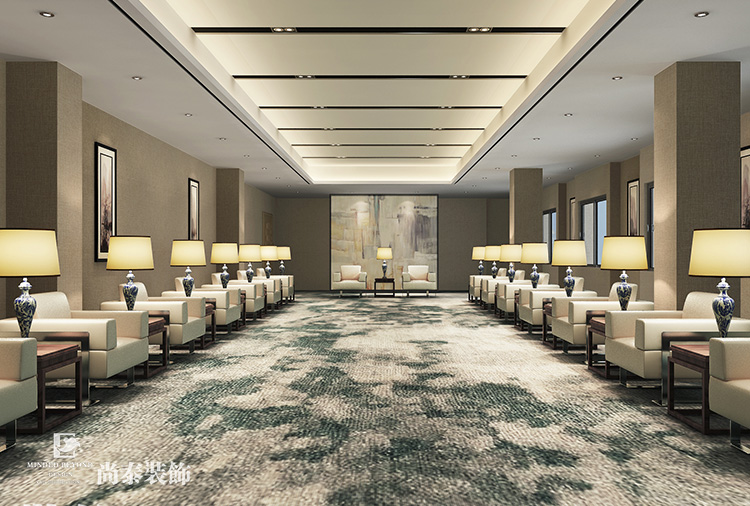 云南億菱通信公司廠房辦公室設(shè)計(jì)效果圖