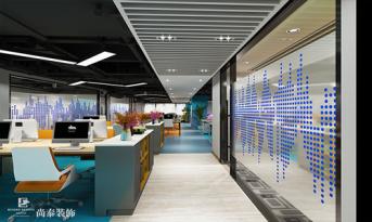 辦公室走道裝修設(shè)計，可有效緩解員工工作壓力