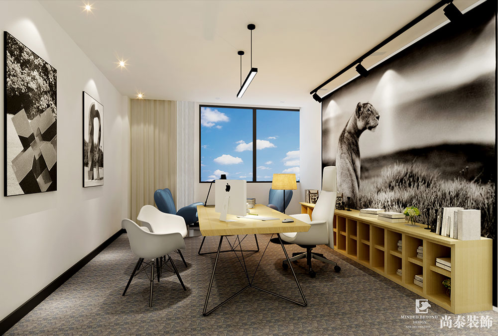 深圳寶安雍啟工業(yè)園電子產品科技公司辦公空間設計