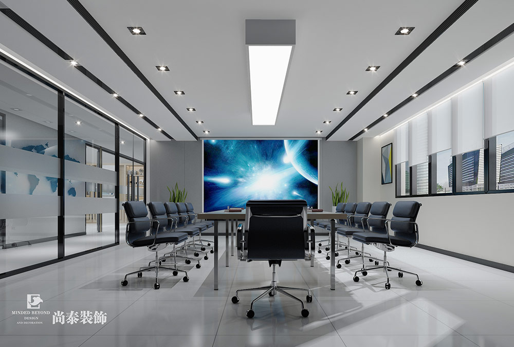 深圳龍崗坪地醫(yī)療器械公司辦公設(shè)計(jì)裝修效果圖