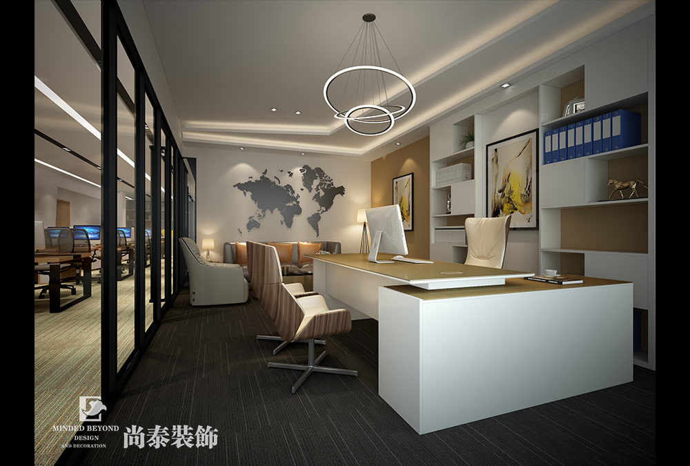 深圳羅湖中設(shè)廣場電商公司辦公室裝修效果圖