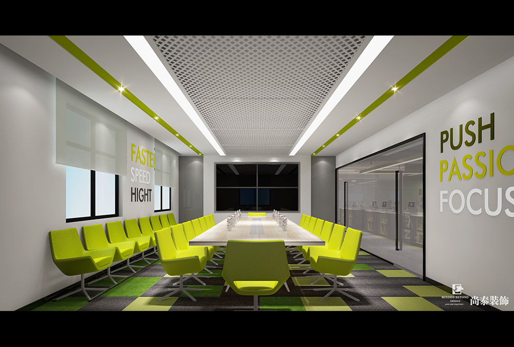 深圳福田國際文化大廈互聯(lián)網(wǎng)科技辦公室設計效果圖