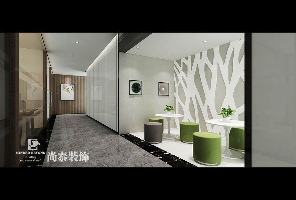 深圳南山創(chuàng)業(yè)投資大廈金融公司辦公室裝修效果圖