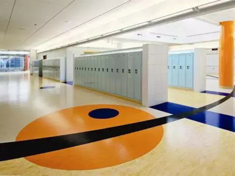 亞麻地板辦公室裝飾