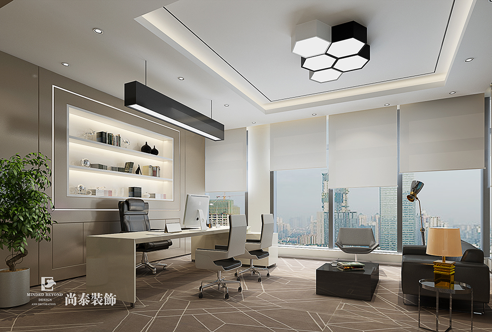 深圳坪山生物醫(yī)藥辦公室裝修設(shè)計(jì)效果圖