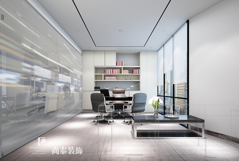 深圳坪山生物醫(yī)藥辦公室裝修設(shè)計(jì)效果圖