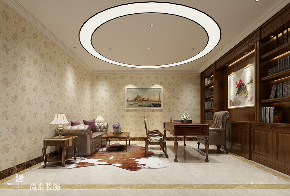 深圳南山億利達大廈美業(yè)公司辦公室裝修效果圖