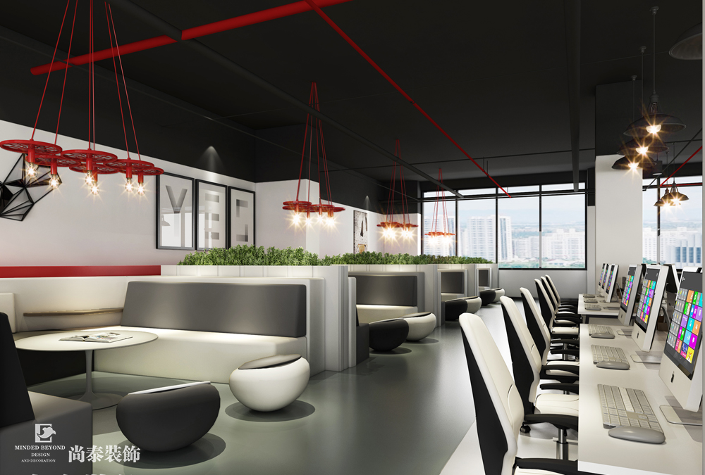 深圳寶安石巖貿(mào)易公司辦公室裝修設(shè)計(jì)