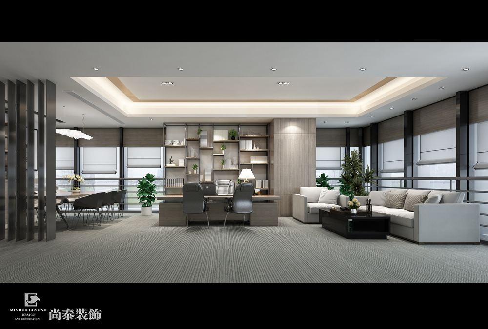 廣州番禺文旅公司辦公空間裝修設(shè)計(jì)