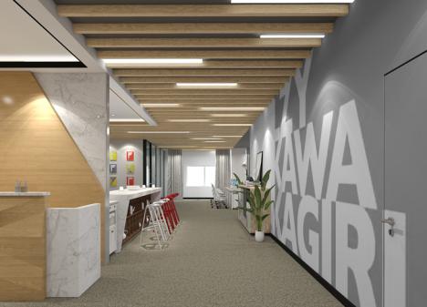 深圳市南山衛(wèi)星大廈新媒體公司辦公室設(shè)計(jì)