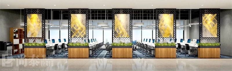 辦公室裝修實拍圖