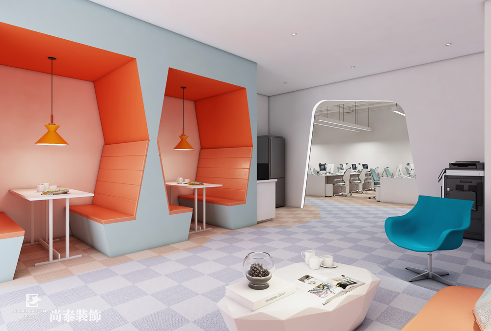 深圳寶安福永智能科技公司辦公室裝修效果圖