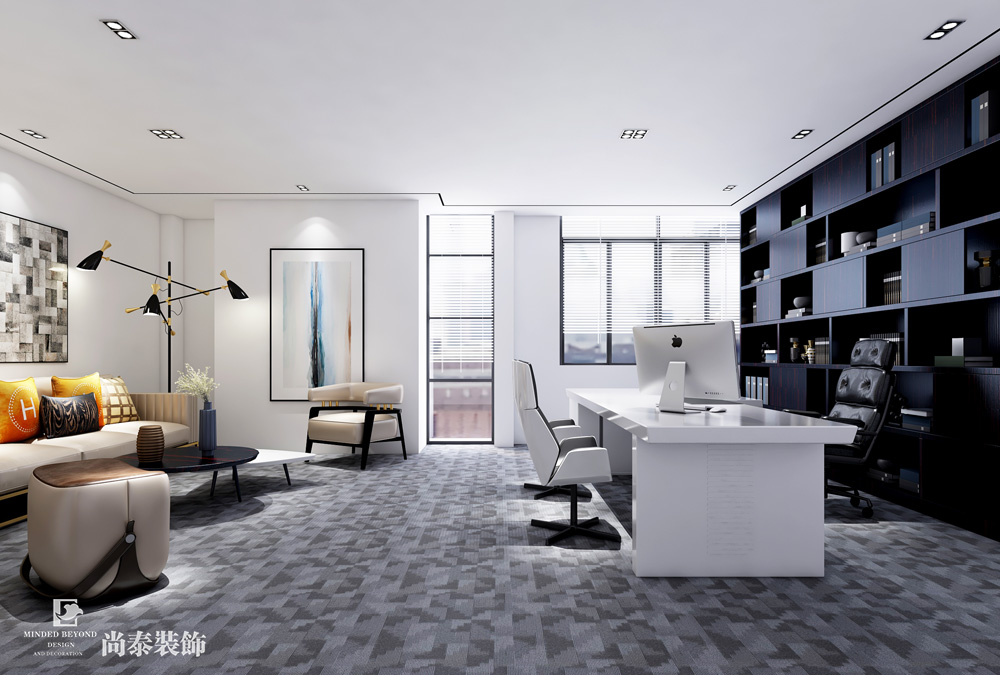 深圳寶安福永智能科技公司辦公室裝修效果圖