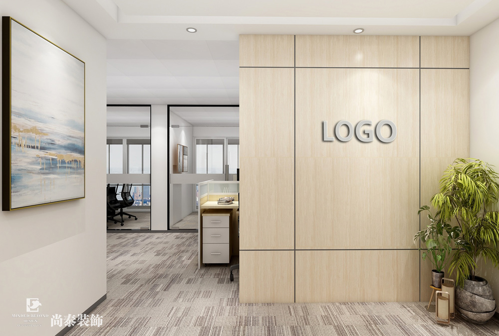 深圳市福田保稅區(qū)簡約出租辦公室裝修設計
