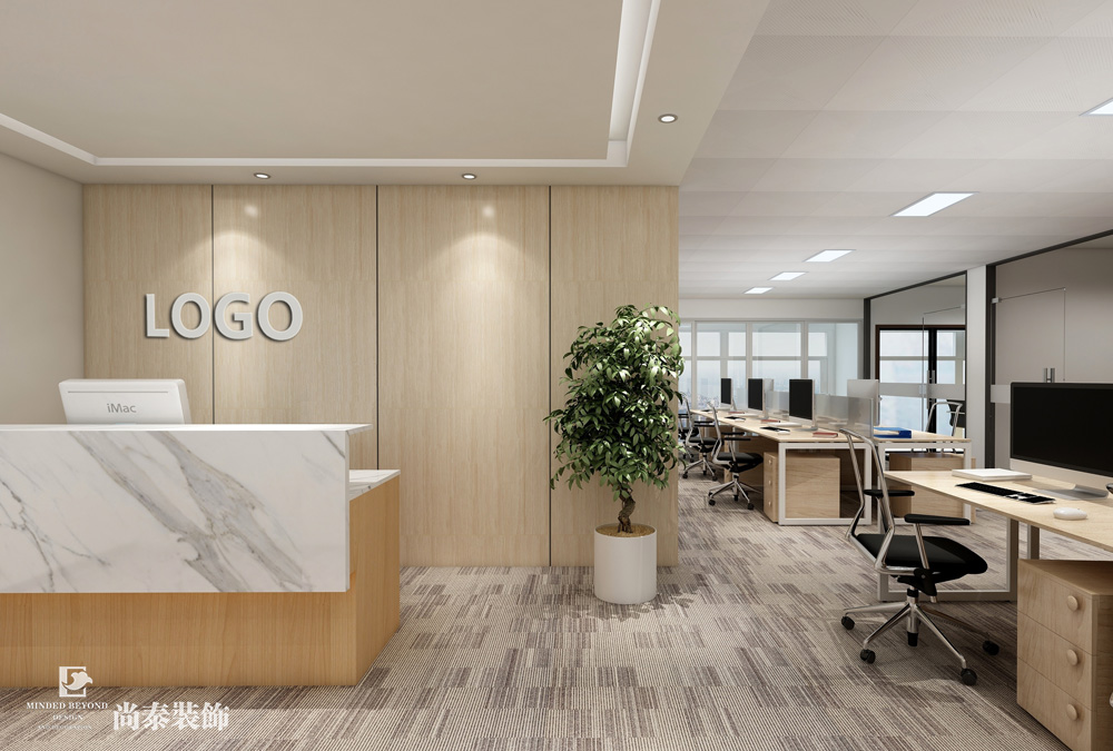 深圳市福田保稅區(qū)簡約出租辦公室裝修設計