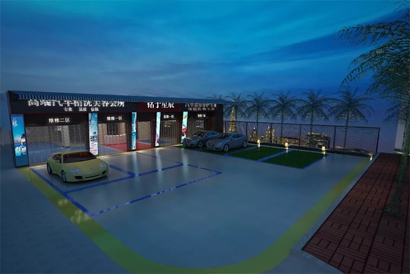 汽車展廳效果圖