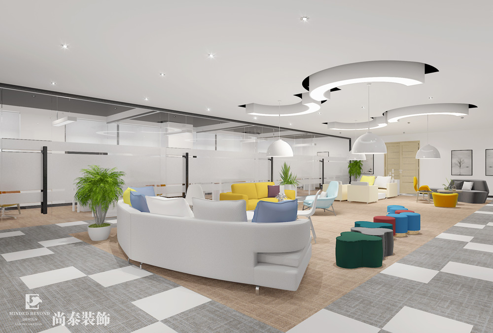 深圳光明科技園互聯(lián)網(wǎng)科技公司辦公室裝修效果圖