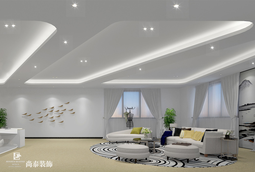 深圳光明科技園互聯(lián)網(wǎng)科技公司辦公室裝修效果圖