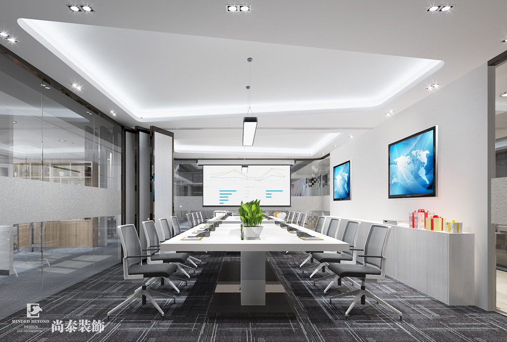 深圳光明科技園互聯(lián)網(wǎng)科技公司辦公室裝修效果圖