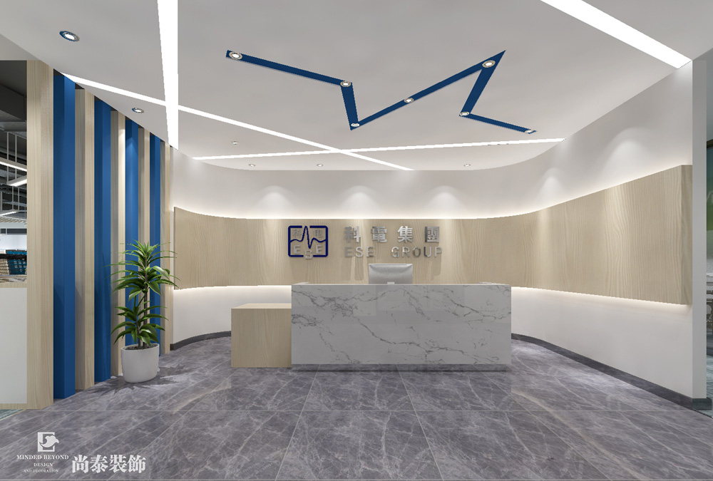 深圳福田創(chuàng)新科技廣場(chǎng)設(shè)備公司辦公室裝修效果圖