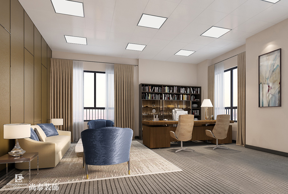 深圳龍華觀(guān)瀾光電材料公司辦公室設(shè)計(jì)