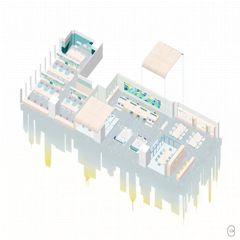 辦公空間設(shè)計效果圖