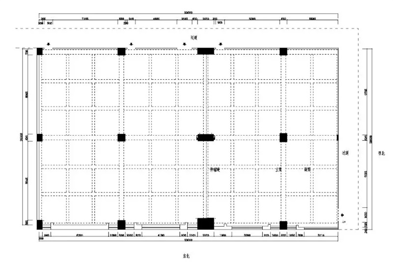 辦公室裝修設(shè)計(jì)原始規(guī)劃圖