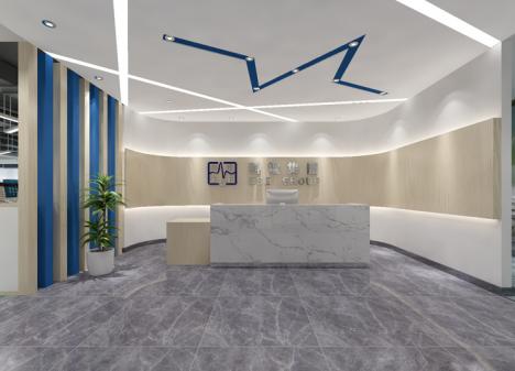 深圳福田創(chuàng)新科技廣場(chǎng)設(shè)備公司辦公室裝修效果圖