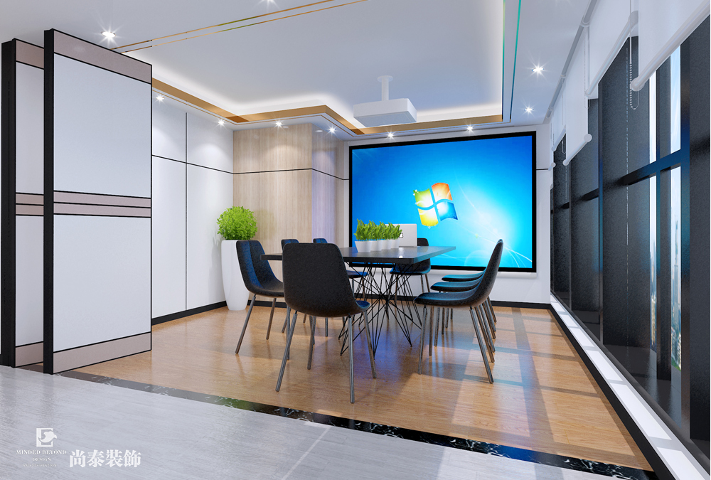 深圳南山方大城網(wǎng)絡(luò)信息公司辦公室裝修效果圖