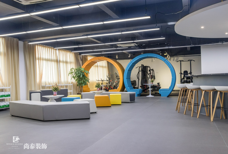 健身區(qū)裝修實(shí)拍圖