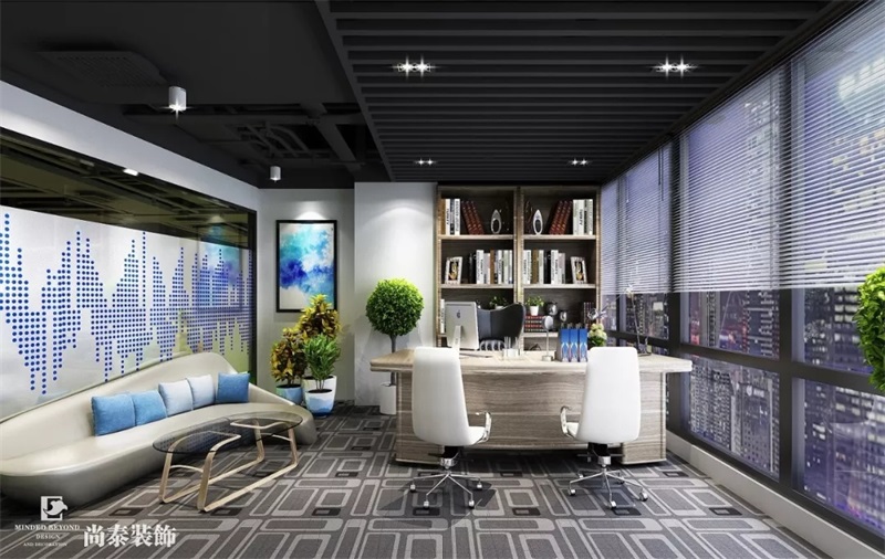 辦公室裝修設(shè)計實拍圖