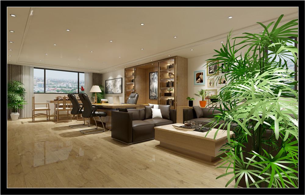 辦公室接待區(qū)裝修設(shè)計