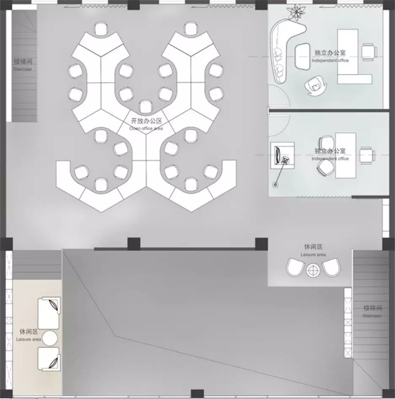 辦公室裝修設計彩圖