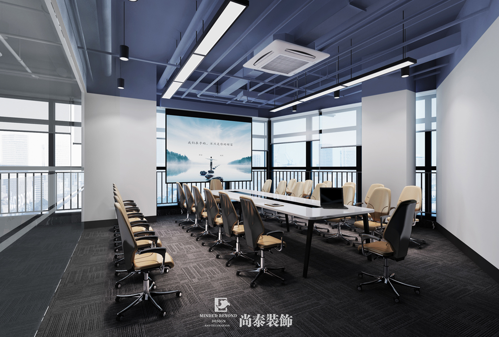 深圳龍崗啟迪協(xié)信科技園智能科技公司辦公空間裝修設(shè)計