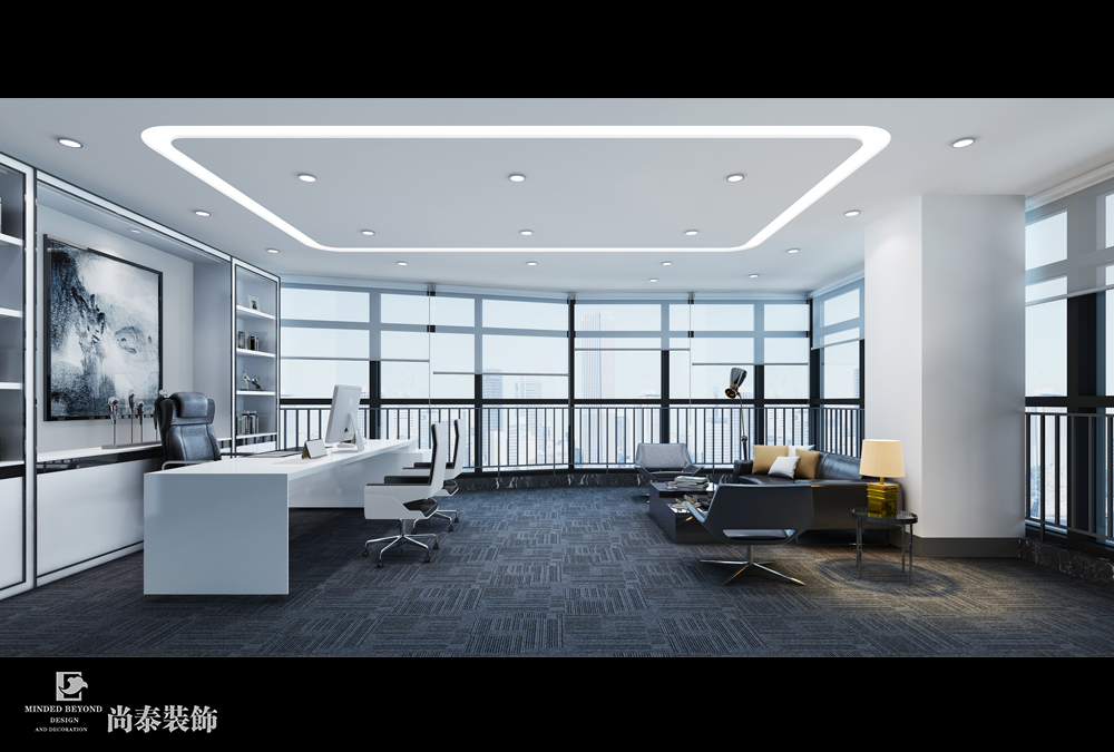 深圳龍崗啟迪協(xié)信科技園智能科技公司辦公空間裝修設(shè)計