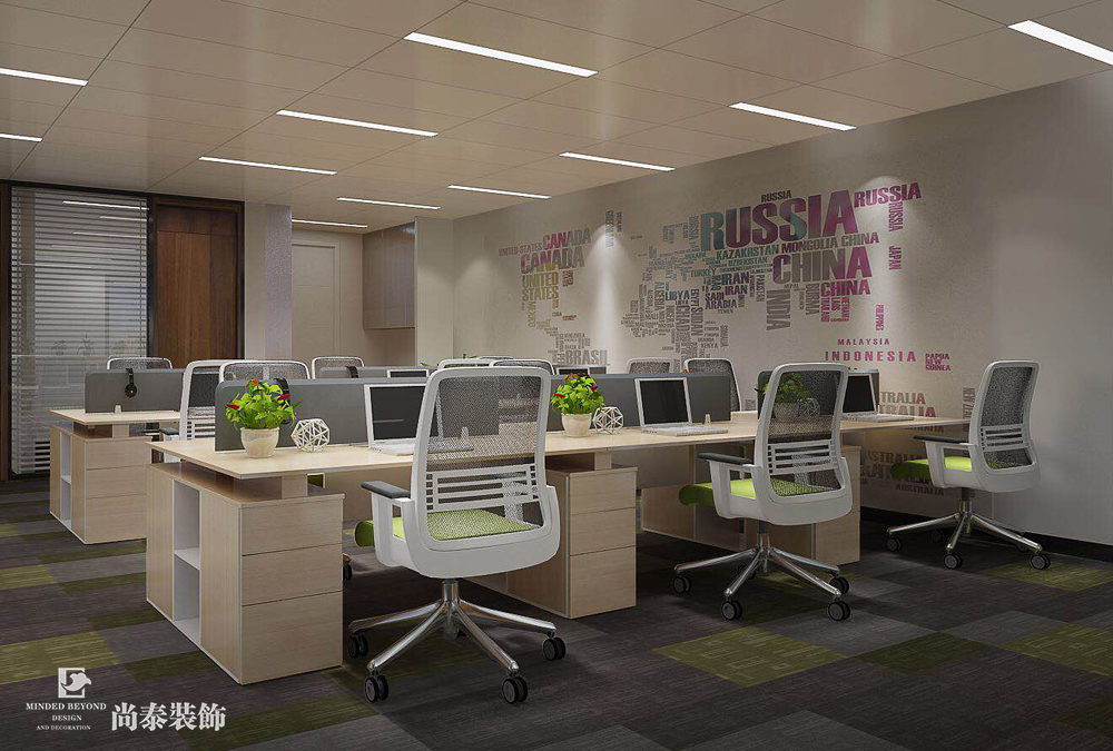 深圳南山中洲控股A座資產(chǎn)管理公司辦公室裝修效果圖
