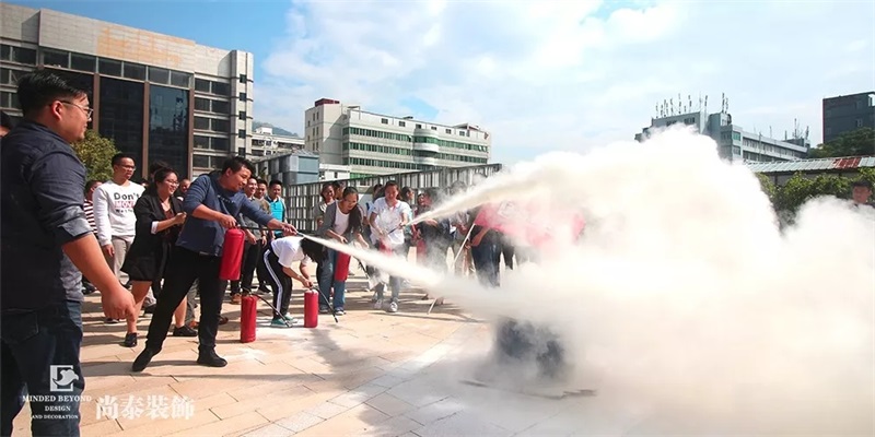 消防演練現(xiàn)場(chǎng)