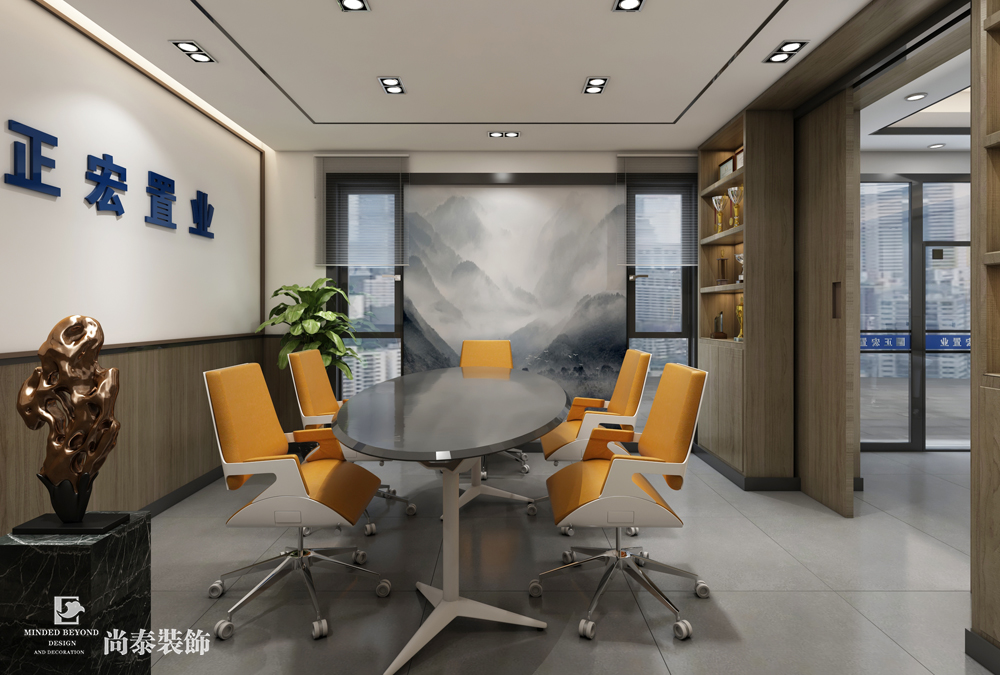 簡約辦公室裝修效果圖