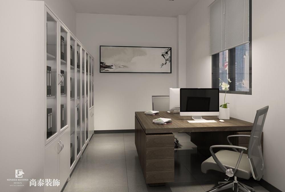 簡約辦公室裝修效果圖