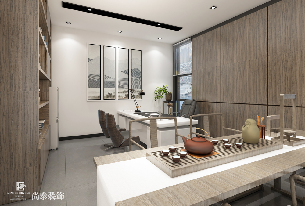 簡約辦公室裝修效果圖
