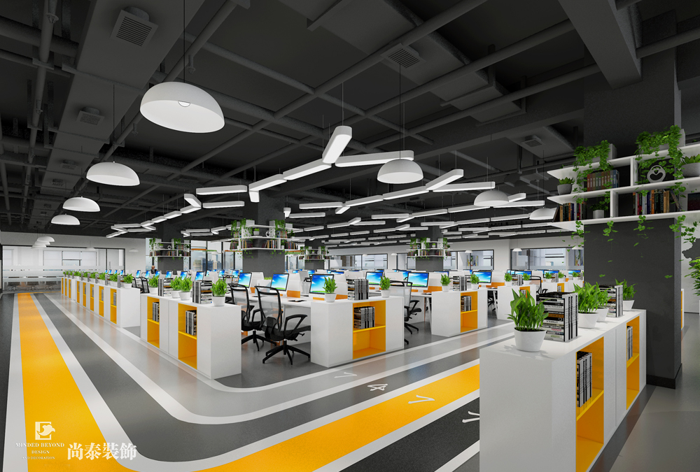 游戲辦公室裝修效果圖