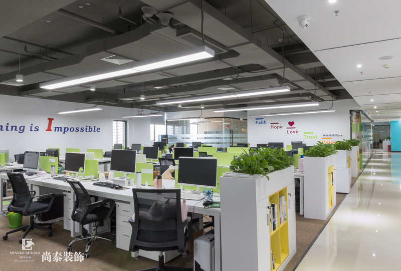 辦公室裝修實拍圖