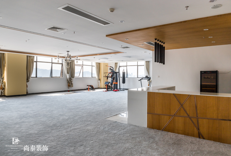健身房裝修實拍圖