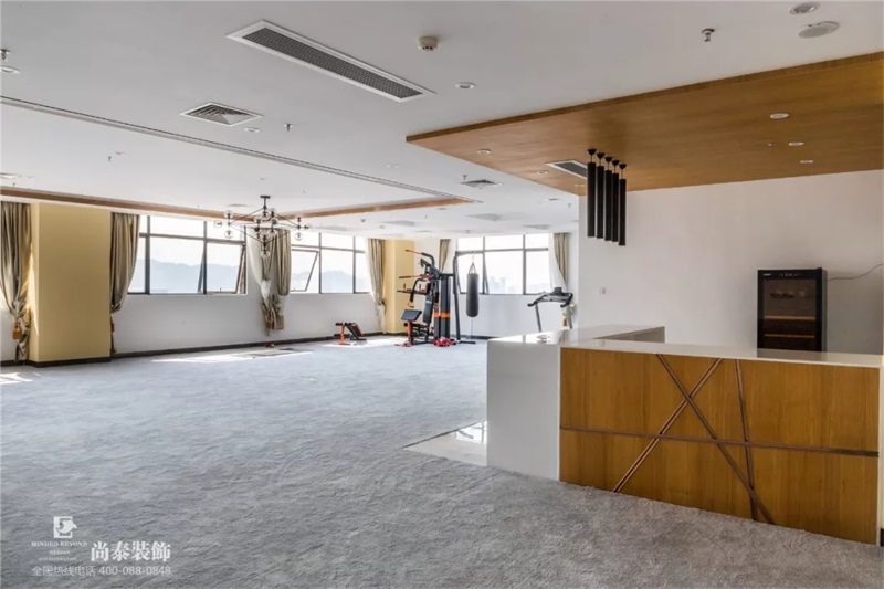 健身房裝修實(shí)景圖