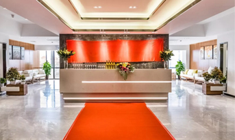 醫(yī)療公司辦公室裝修實景圖，新中式意境的多元文化