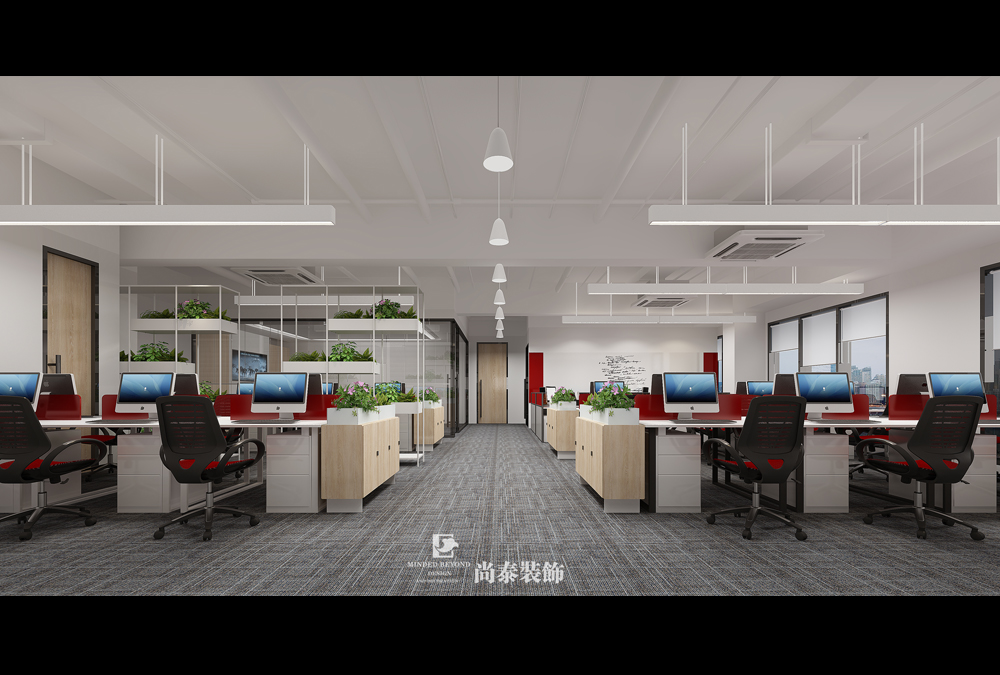 辦公室地毯效果圖