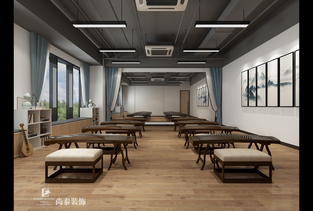 廣州白云天瑞廣場生物科技公司辦公室裝修效果圖