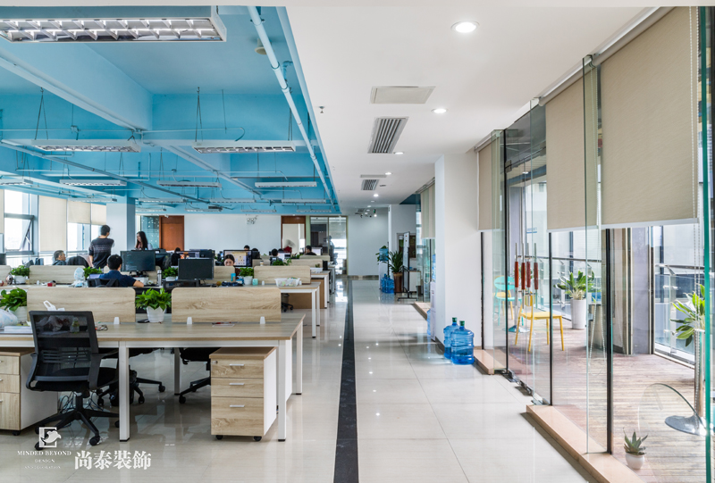 辦公室裝修實(shí)景圖