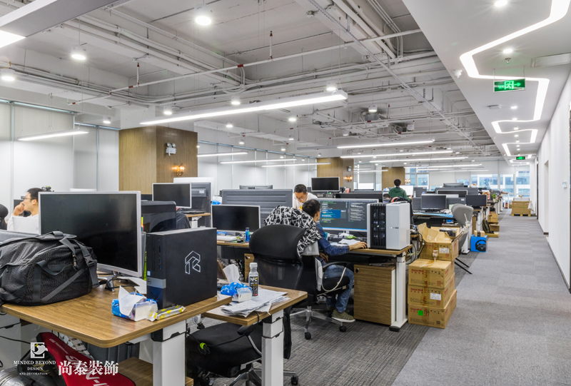 辦公室裝修實(shí)景圖