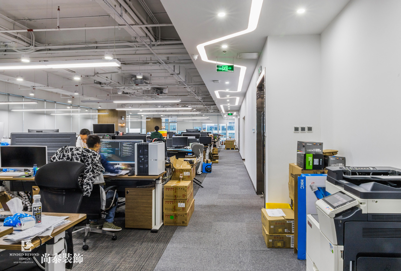 辦公室裝修實(shí)景圖